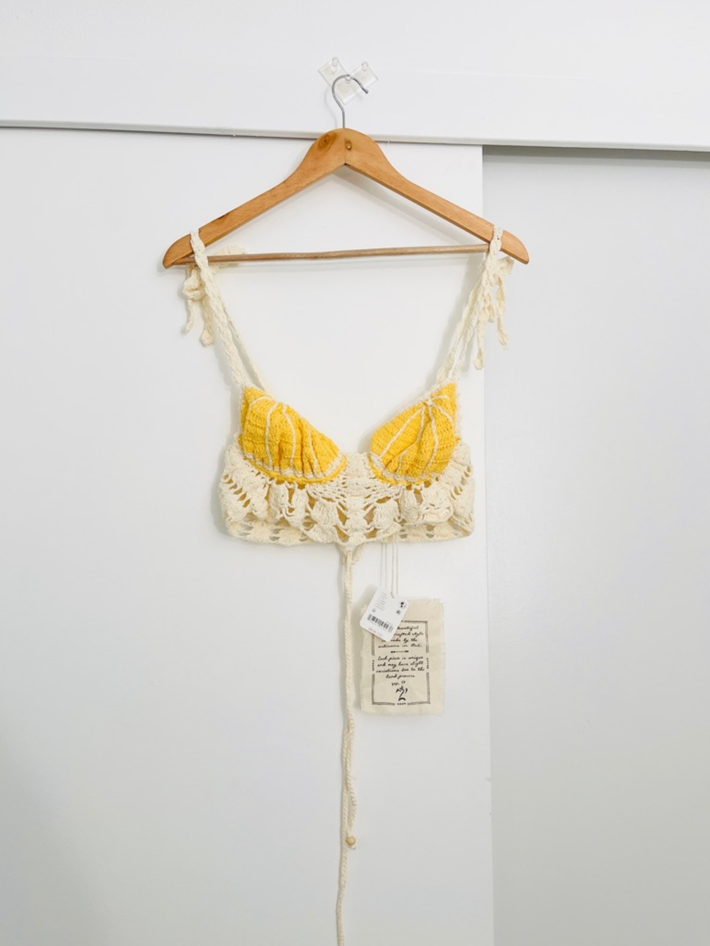 NWT Free People Sweet on You Crochet Bra Top Size Medium